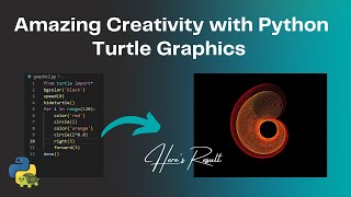 Amazing Creativity with Python Turtle Graphics 😮😮 || Python Programming || Fun with Python 😁😉 Profile
