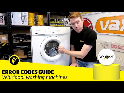 Whirlpool Washing Machine Error Codes Diagnosis