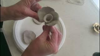 How to make a ceramic rose
