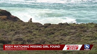 Body Matching Missing Girl Swept Into Ocean Found At Garrapata Beach