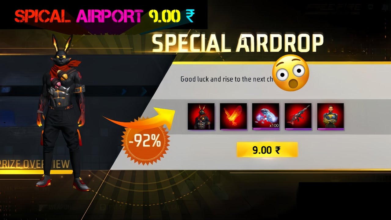Game 9.00 ₹ Spical Airdrop 😱 || 9.00₹ Airdrop Emoje + Glowal + Bundle ...