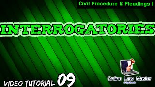 Interrogatories - Civil Procedure I