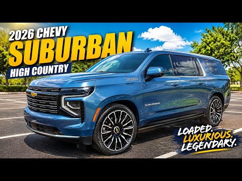 ROAD KING! Hauling Presidents and Soccer Teams! 2026 Chevrolet Suburban High Country!