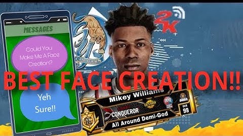 NBA 2K20 MIKEY WILLIAM FACE CREATION (BEST FACE CREATION)