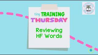 HF Word Review during Cumulative Review