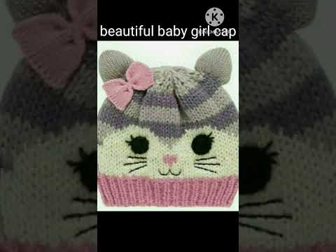 Beautiful Baby Girl Cap Knitting Crochet Knittingpattern Sweaterdesign Top20 Knitsweater Cap 
