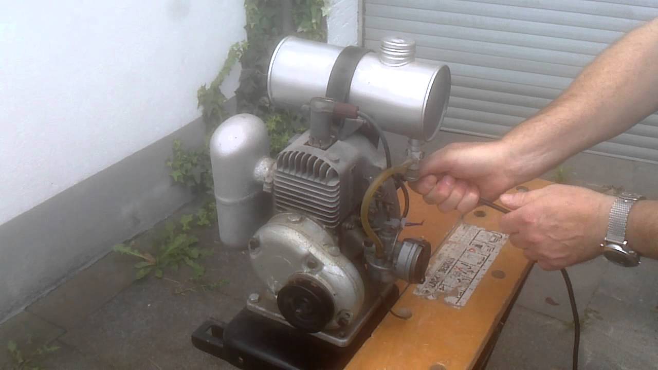 Sachs Stationärmotor STAMO 30 Baujahr 1966 aus Lescha Mischmaschine