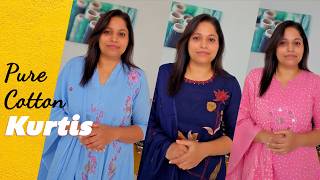 Pure cotton kurti set at affordable range screenshot 3