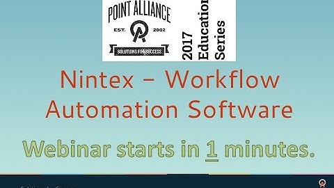 Nintex - Workflow Automation Software Webinar