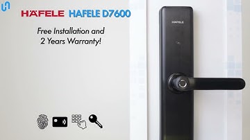 Hafele DL7600 || Luxurious Lever Handle Digital Lock For Door || Overview (Singapore)