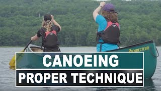 How To Develop Good Technique For Paddling A Canoe