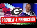 Ole Miss vs UGA  - Preview &amp; Prediction (Late Kick Cut)