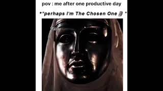 "perhaps I'm the chosen one 🗿"#darkmemes#darkedits #undertheinfluence