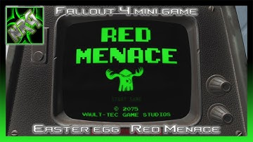 Fallout 4 mini game Easter Egg Red Menace