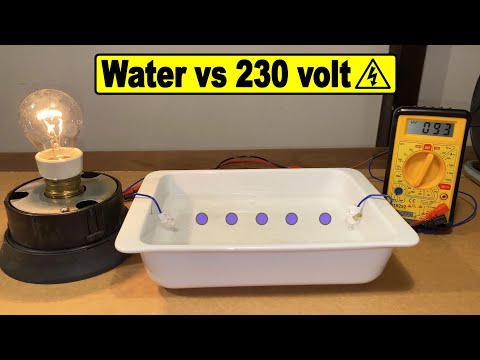 Salt water electrical conductivity demonstration #experiment