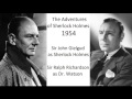 The adventures of sherlock holmes the norwood builder  john gielgud  ralph richardson