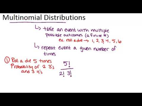 multinomial distribution example Multinomial distribution - example 1 youtube.
