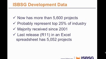 An Introduction to the ISBSG