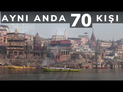 Öleni yakıyorlar - Hindistan - Varanasi Ölü Yakım Törenleri