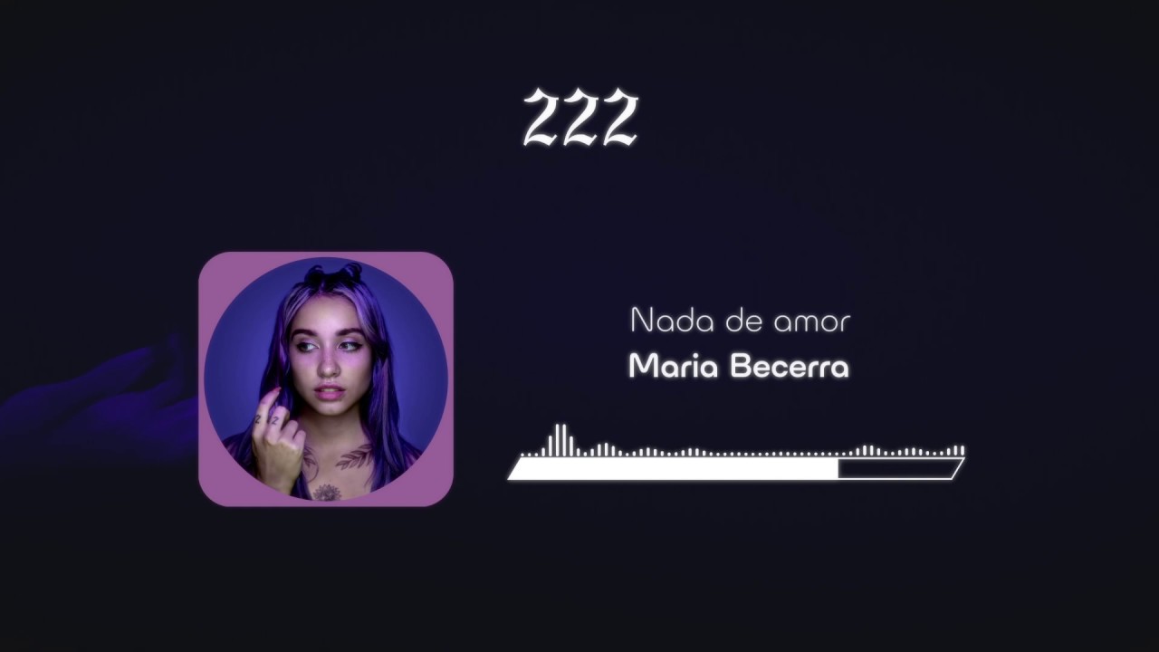 Maria Becerra   Nada de Amor Official Audio