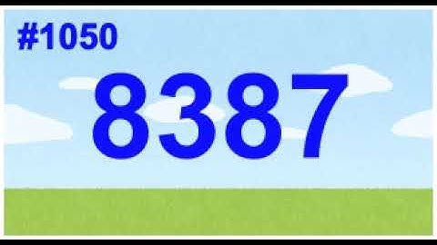 Count up 1001st to 1100th prime numbers! 1st channel.