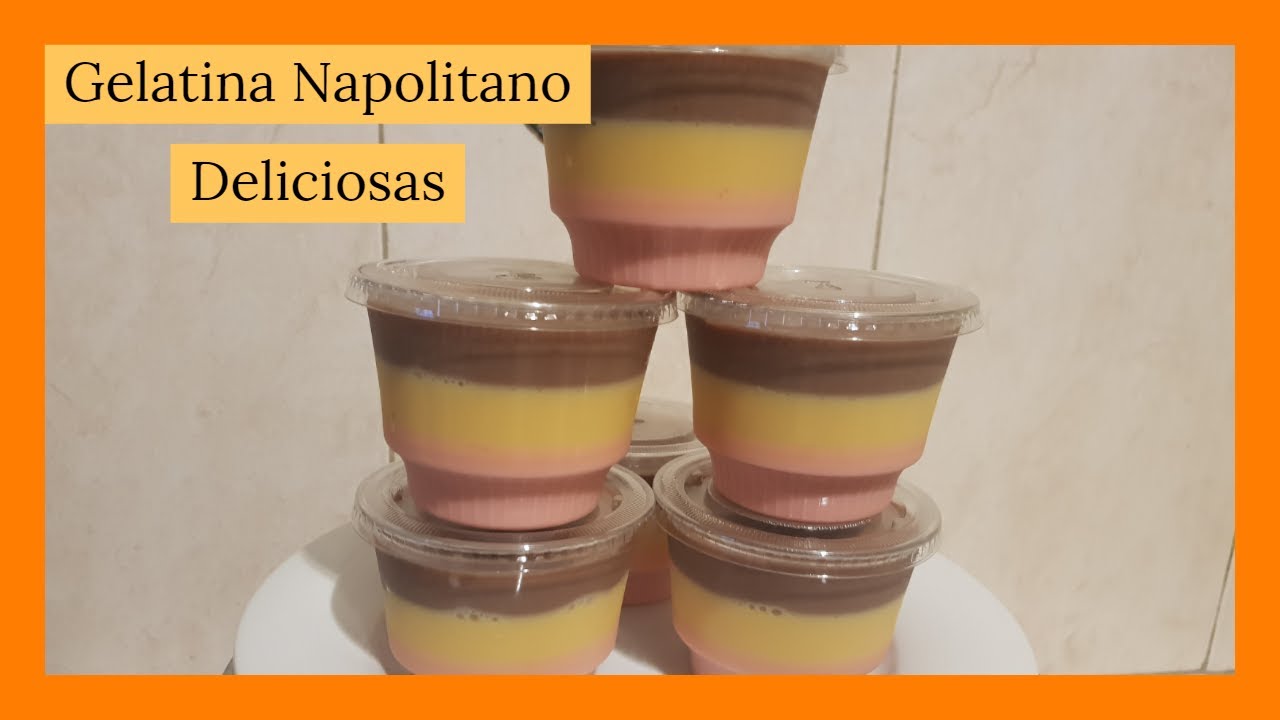 Gelatina Napolitana Deliciosas PARA VENDER YouTube