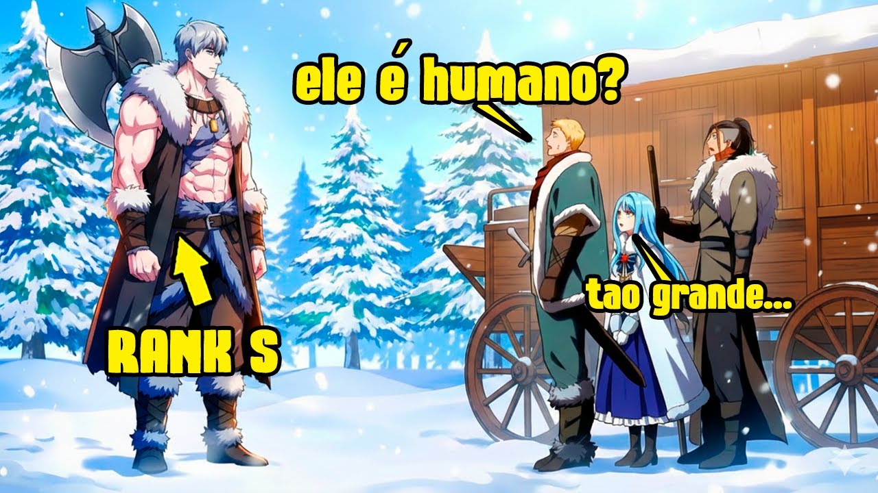 Ele Se Torna Um Bárbaro Gigante e 100X Mais Forte Que Qualquer Um no Mundo de Fantasia!