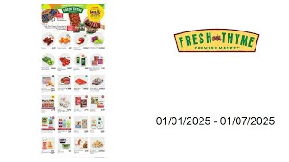 Fresh Thyme Weekly Ad - 01/01/2025 - 01/07/2025
