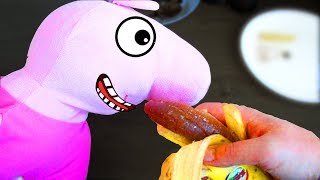 Лайфхак с бананами - Реальная Жизнь Свинки Пиги #32
