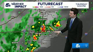 Latest Weather | Scattered rain today, big cooldown Friday