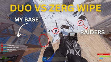 this is why i build in the snow... (2v12+ raid defense)