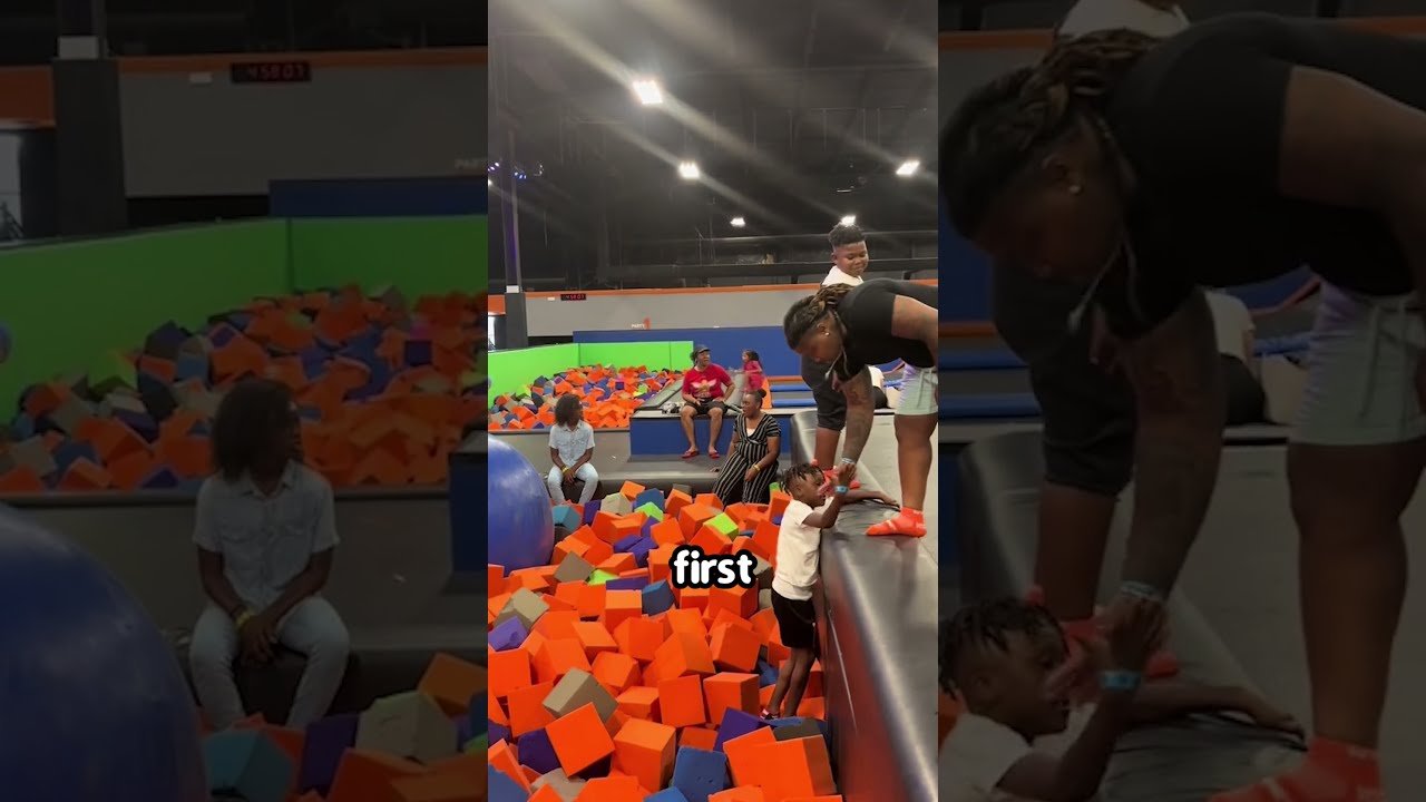 Kid Tries First Ever Backflip 