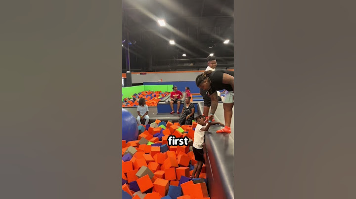 Kid tries first ever backflip! 😂