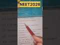 NCERT based NEET 2026 most important questions #neetgyanpath #neet #neetaspirants #aiims