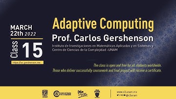 Adaptive Computing Class 15 - Globally networked risks - Prof. Carlos Gershenson
