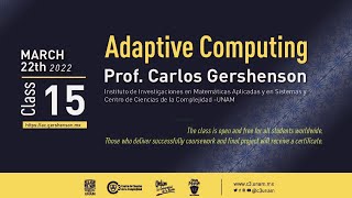 Adaptive Computing Class 15 - Globally networked risks - Prof. Carlos Gershenson