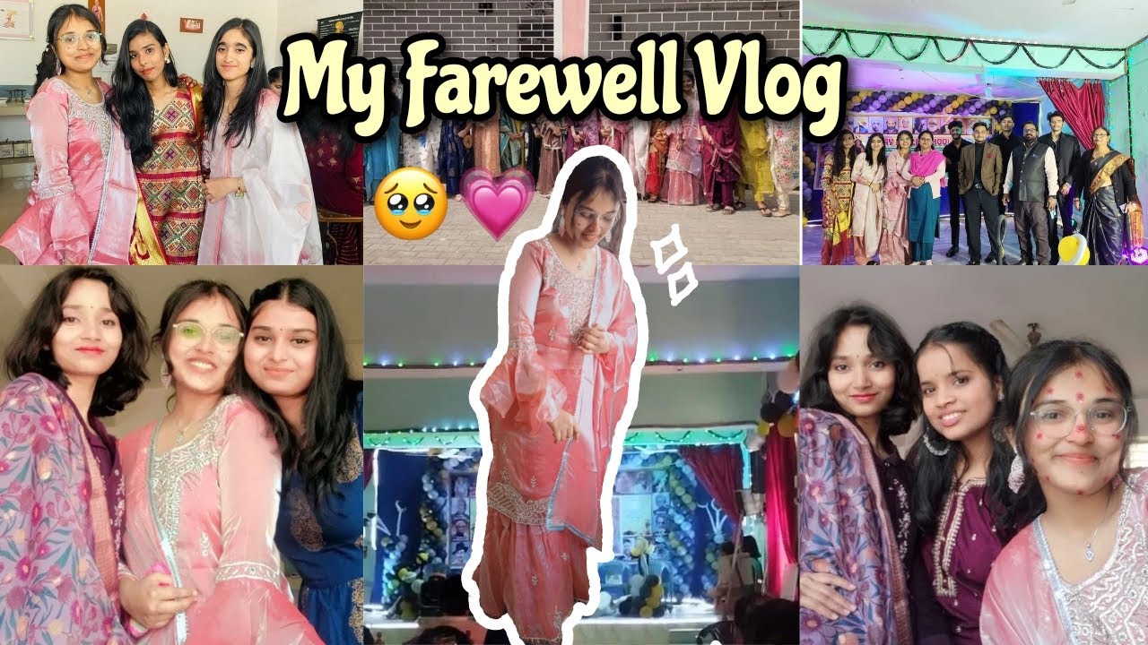MY FAREWELL VLOG💌 Batch 2024-2025 🌟🌷 CBSE CLASS 12 📚📝 - YouTube