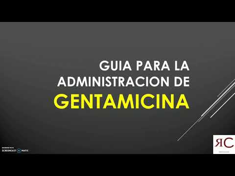 Vídeo: Garamicina: Instrucciones De Uso, Indicaciones, Dosis, Análogos