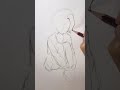 【鬼滅学園】胡蝶しのぶ描いてみた【鬼滅の刃】絵の描き方動画　#shorts