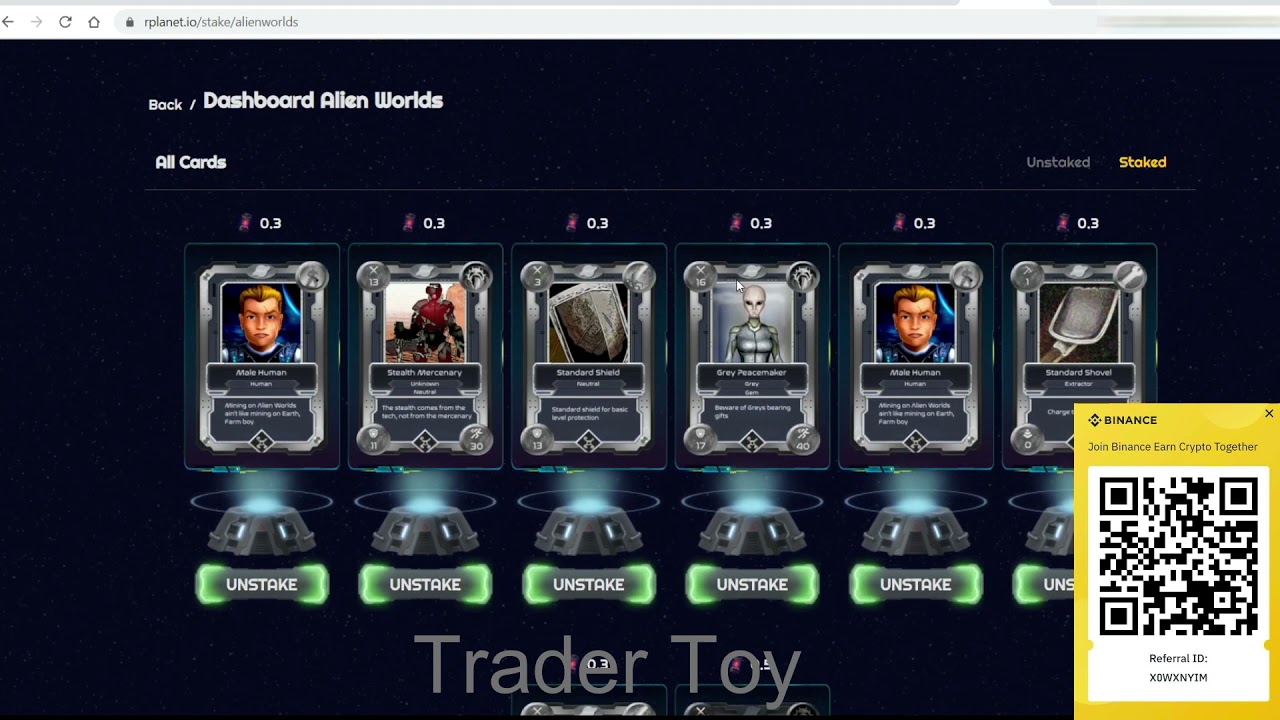 FREE MONEY - R-PLANET NFT STAKING - FARMING AETHER - STAKE YOUR ALIEN
