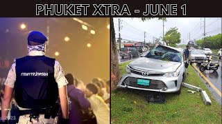 Airport taxi driver slams into tree, Phuket nightclub raids, Pita media shares case || Thailand News