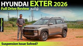 Hyundai Exter 2026 - Suspension Issue Solved? | Drive Review Tamil | Motowagon.