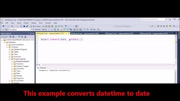 MSSQL -  how to return only date from sql server DateTime datatype