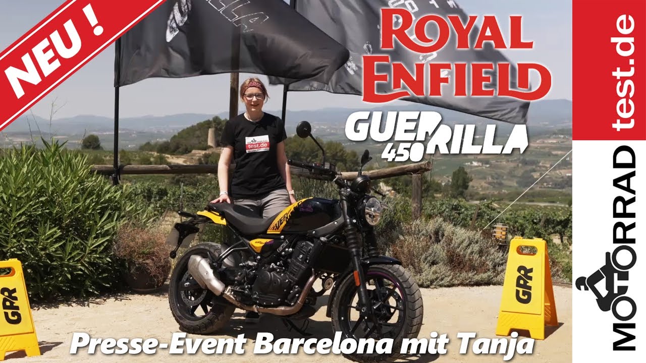 Royal Enfield Guerrilla 450 | Presse-Event Barcelona mit Tanja