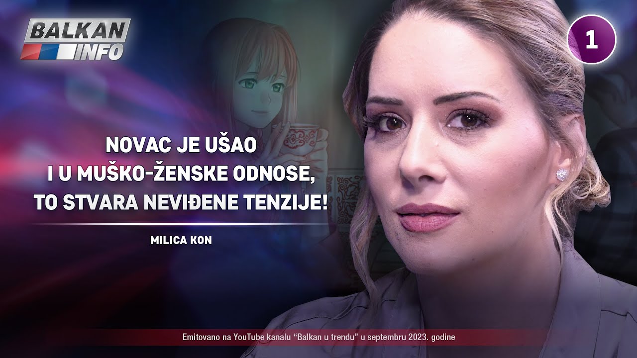 INTERVJU: Milica Kon - Novac je ušao i u muško-ženske odnose, to stvara neviđene tenzije! (8.9.2023)