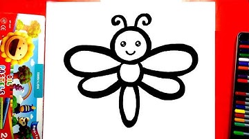 Cách vẽ con chuồn chuồn đơn giản | Vẽ con chuồn chuồn đơn giản cute | Hướng dẫn vẽ con chuồn chuồn