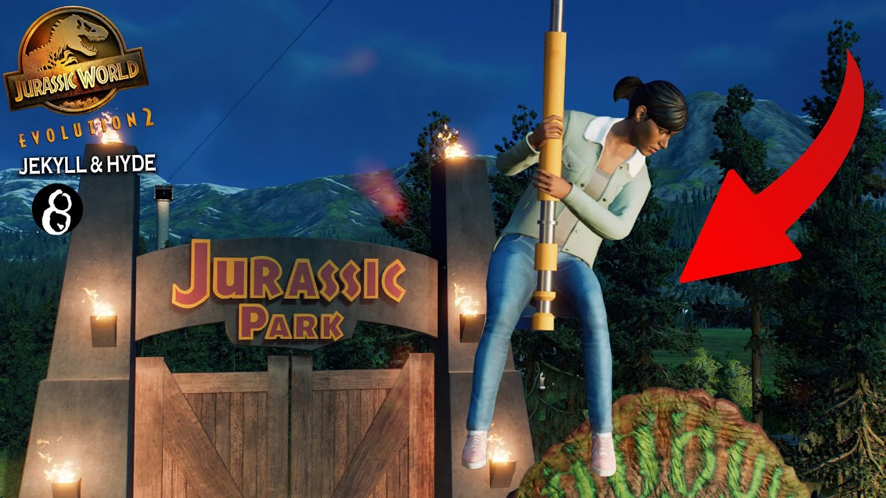 ZIPLINE OVER THE SPINO SWAMP | Jurassic World Evolution 2 Park Build ...