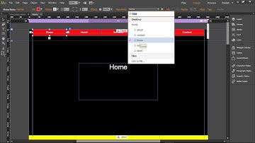 Muse One page scroll with fixed navigation