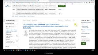 Searching in EBSCO and Troubleshooting