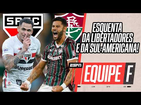 AO VIVO: PLATENSE X FLUMINENSE PELA LIBERTADORES | SÃO PAULO X BOCA JUNIORS PELA SULA | EQUIPE F